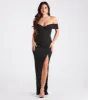 Marleen Formal Crepe Corset Off-The-Shoulder Dress sold by Windsor