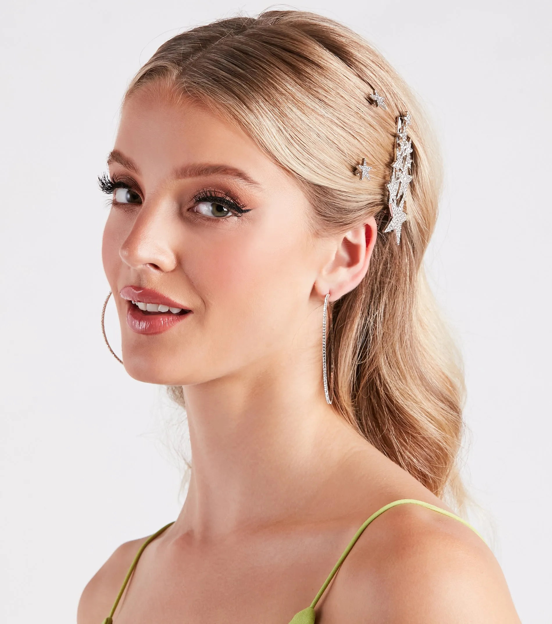 A Born Star Rhinestone Three-Piece Hair Clips sold by Windsor product image thumbnail 3