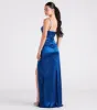 Vickie Formal Satin Scoop Neck Mermaid Dress sold by Windsor