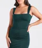 Begging For More Low Tie-Back Midi Dress sold by Windsor