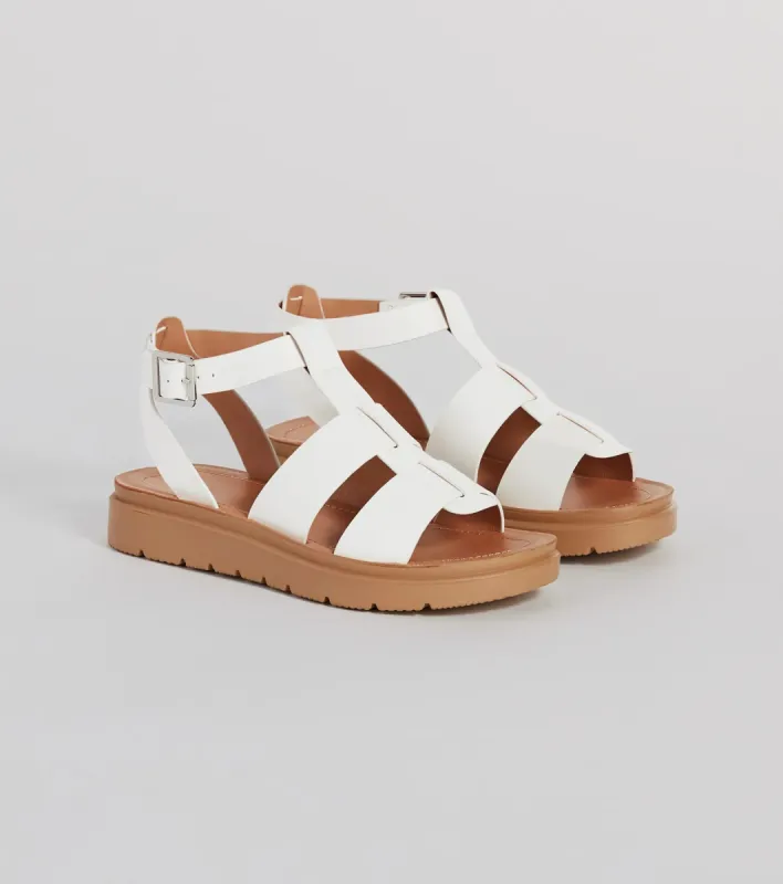 Next Level Gladiator Flat Platform Sandals sold by Windsor