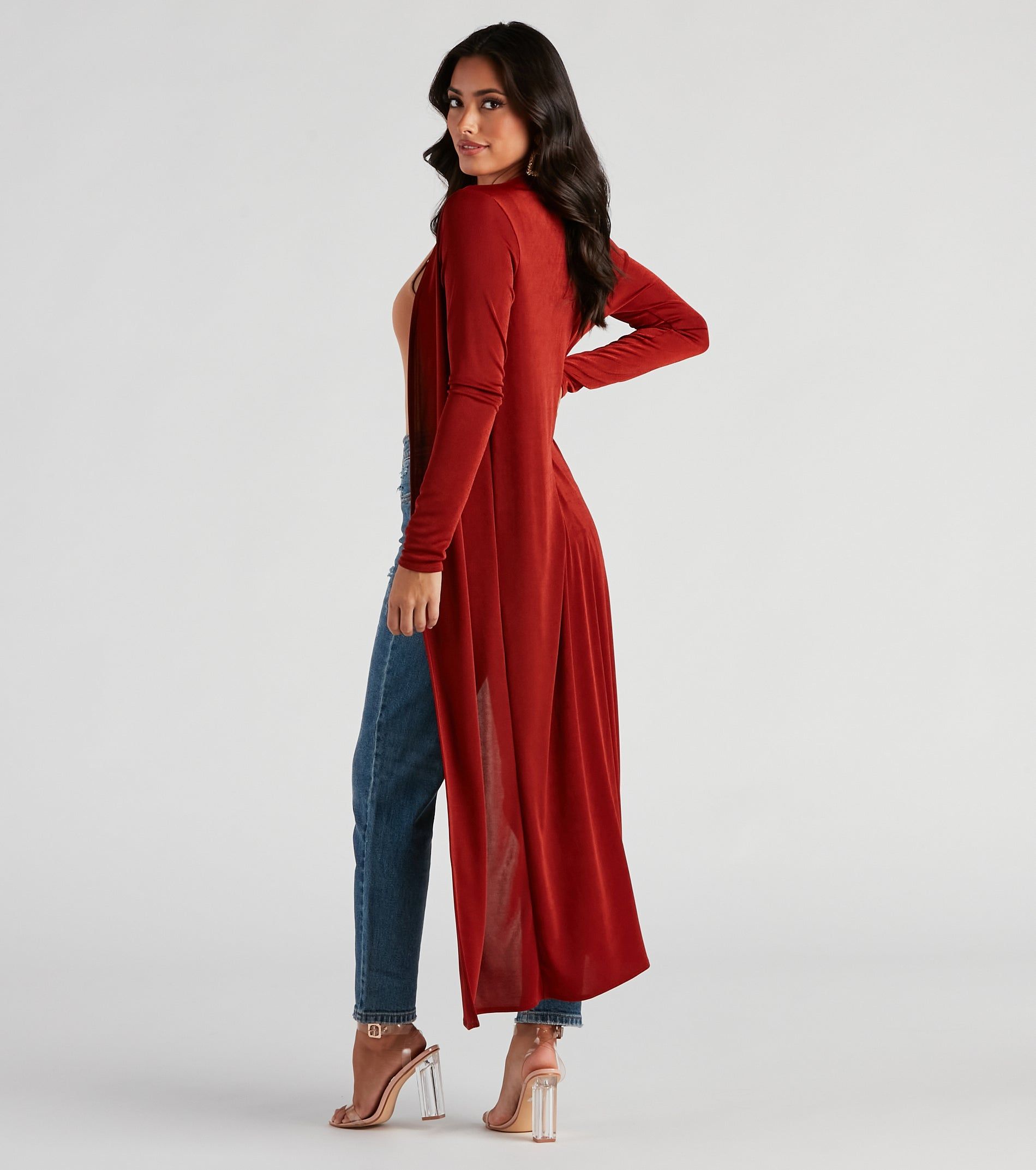 Cozy Fall Vibes Knit Duster sold by Windsor product image thumbnail 2