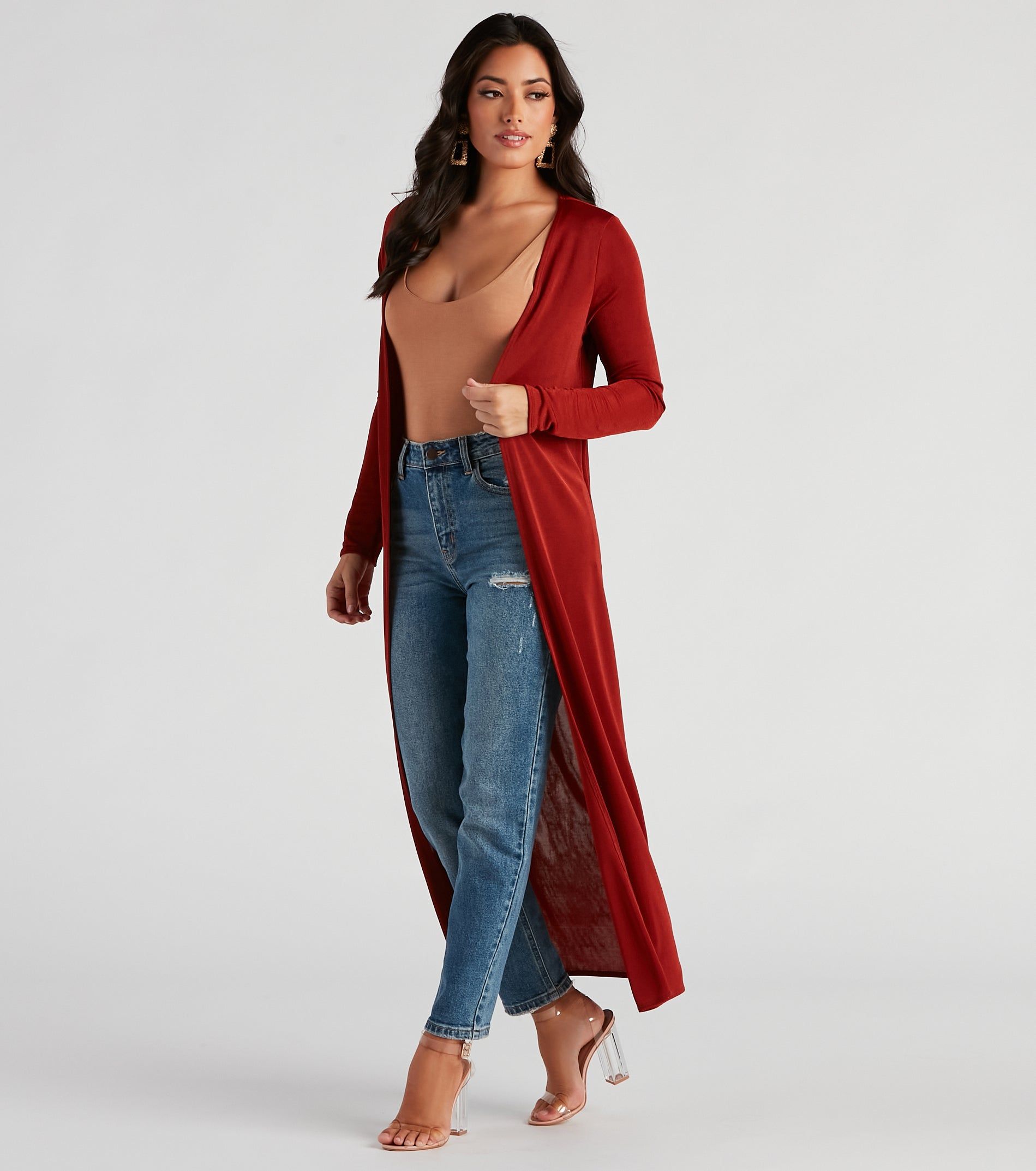 Cozy Fall Vibes Knit Duster sold by Windsor product image thumbnail 3