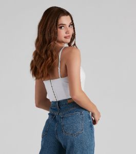 Sittin' Pretty Linen Bustier sold by Windsor
