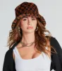 Cuddly Cute Checkered Faux Fur Bucket Hat sold by Windsor