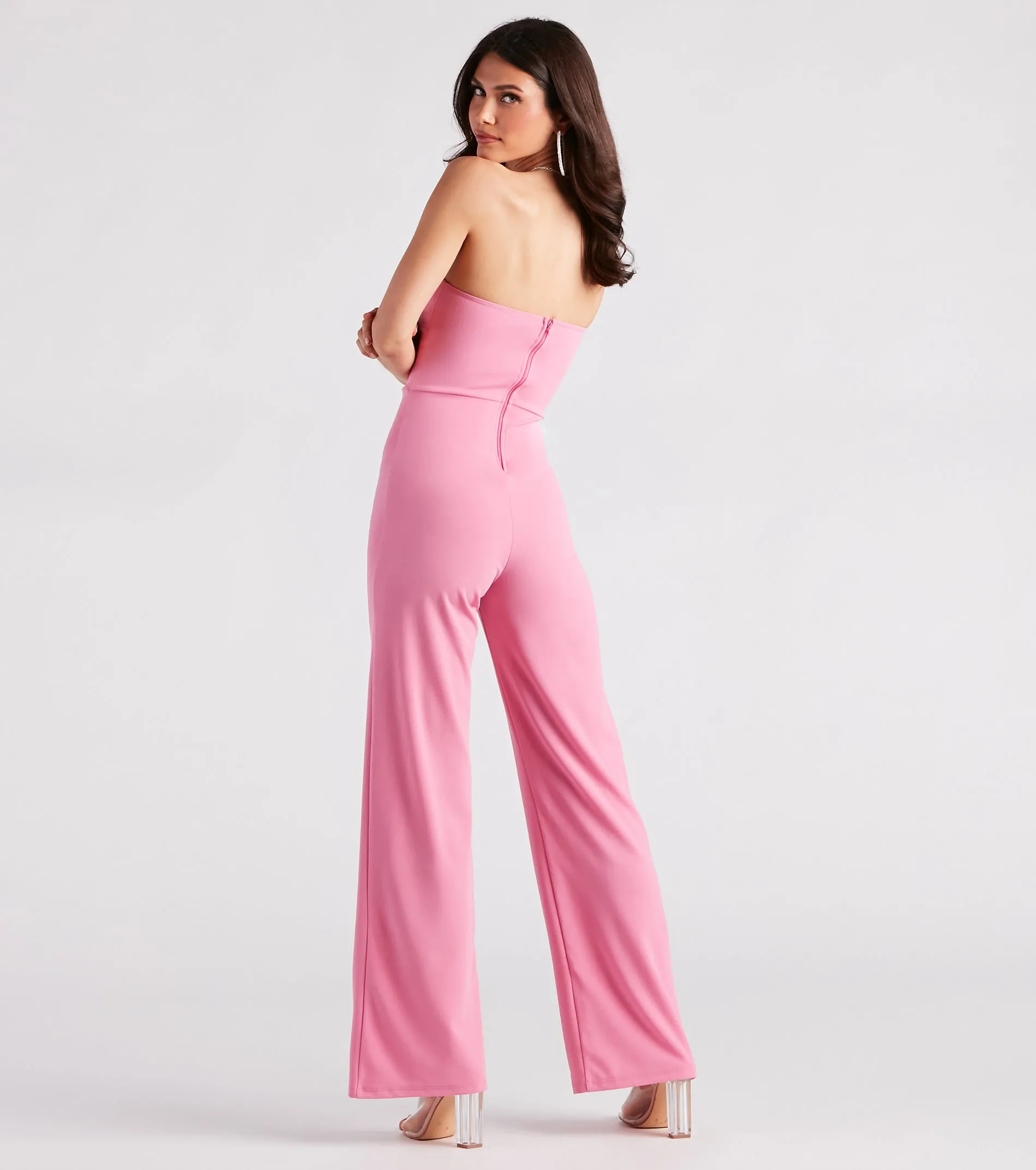 Fit To Perfection Strapless Corset Jumpsuit sold by Windsor product image thumbnail 2