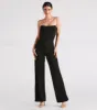 Fit To Perfection Strapless Corset Jumpsuit sold by Windsor