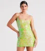 CLEARANCE - Leila Sequin Bodycon Mini Dress sold by Windsor