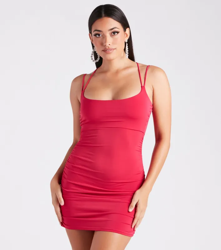 CLEARANCE - Sweet And Spicy Scoop Neck Mini Dress sold by Windsor