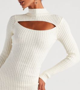 Winter Bliss Cutout Sweater Dress sold by Windsor