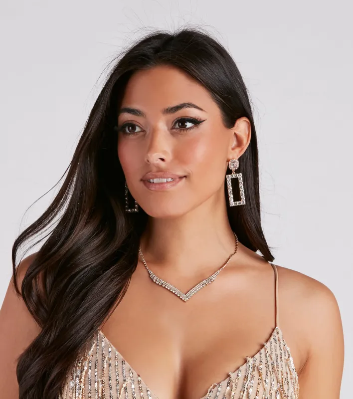 Of-The-Moment Glam Door Knocker Earrings sold by Windsor