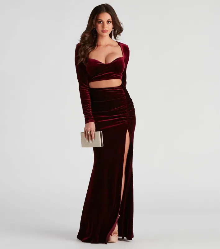 Gabriela Formal Velvet Long Dress sold by Windsor