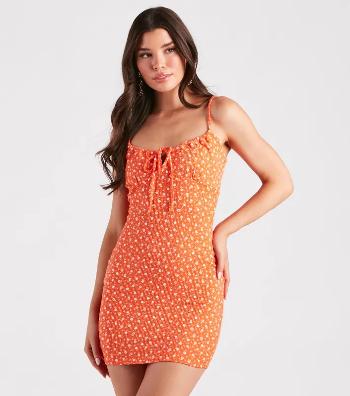 Summer Mood Ditsy Floral Mini Dress sold by Windsor
