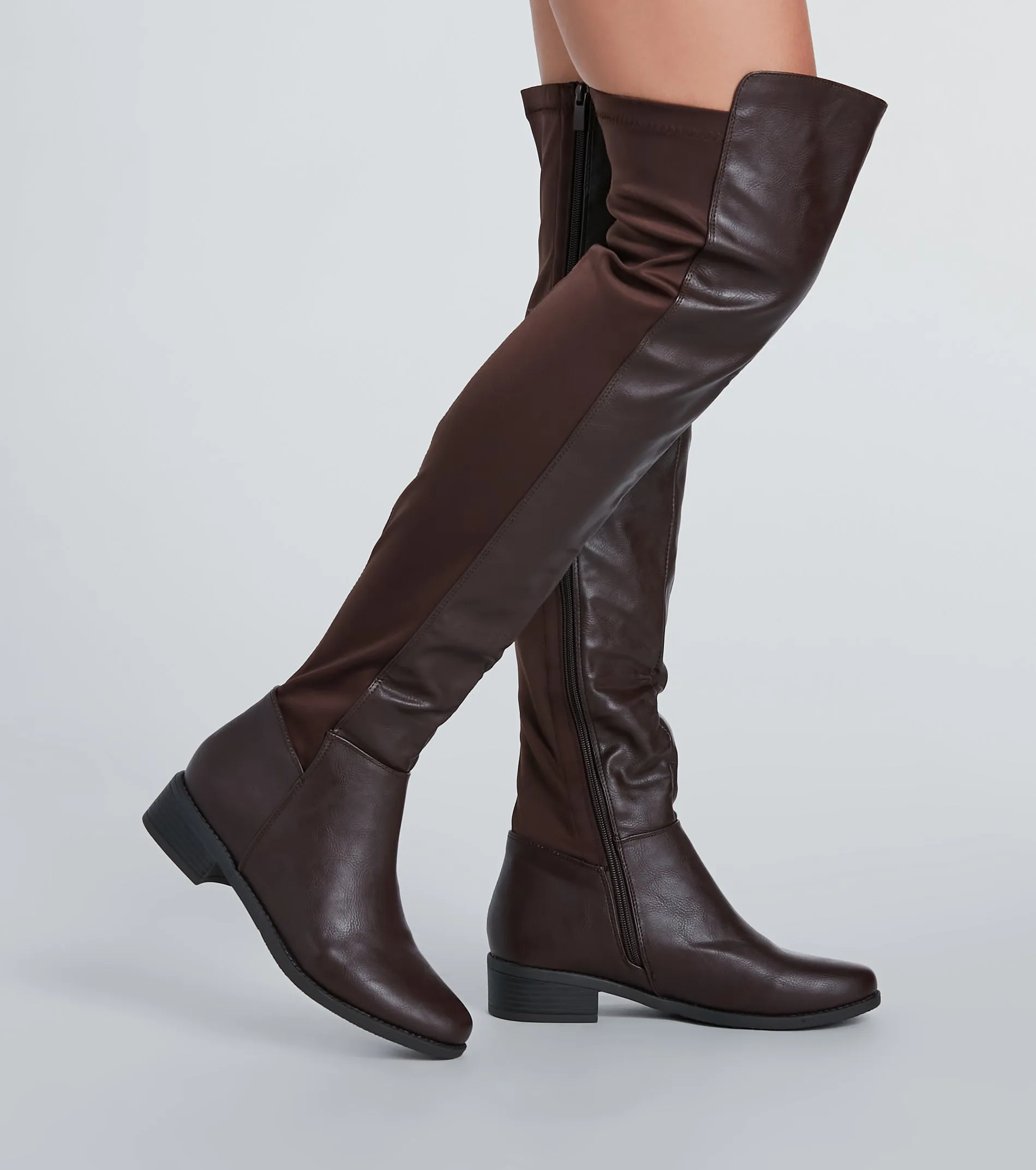 On Repeat Flat Over-The-Knee Boots sold by Windsor