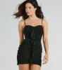 Oh-So-Fab Ruffled Bodycon Mini Dress sold by Windsor