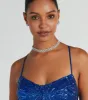 Simply Stunning Rhinestone Choker Necklace sold by Windsor