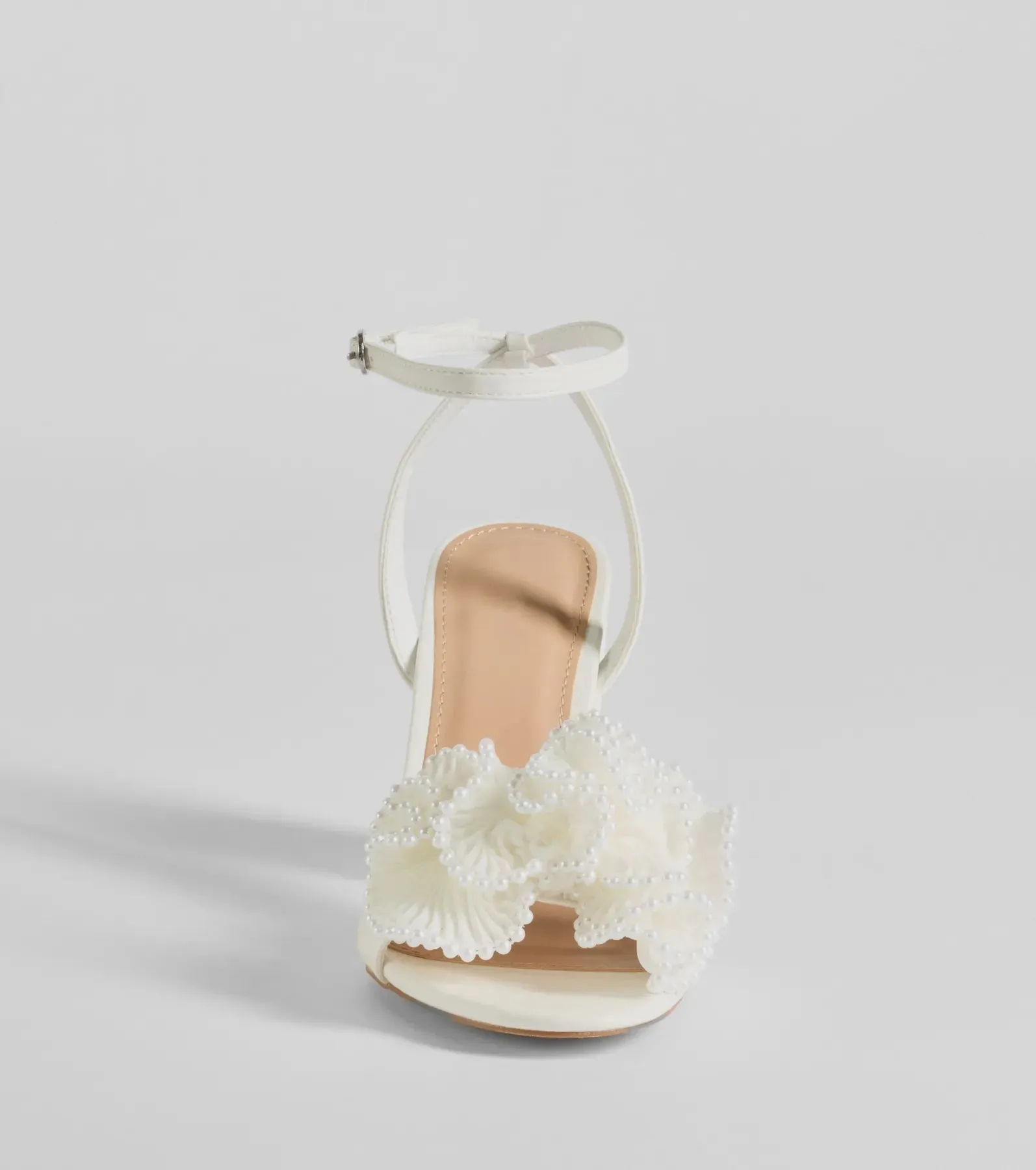 Darling Touch Beaded Ruffle Block Heels sold by Windsor product image thumbnail 3