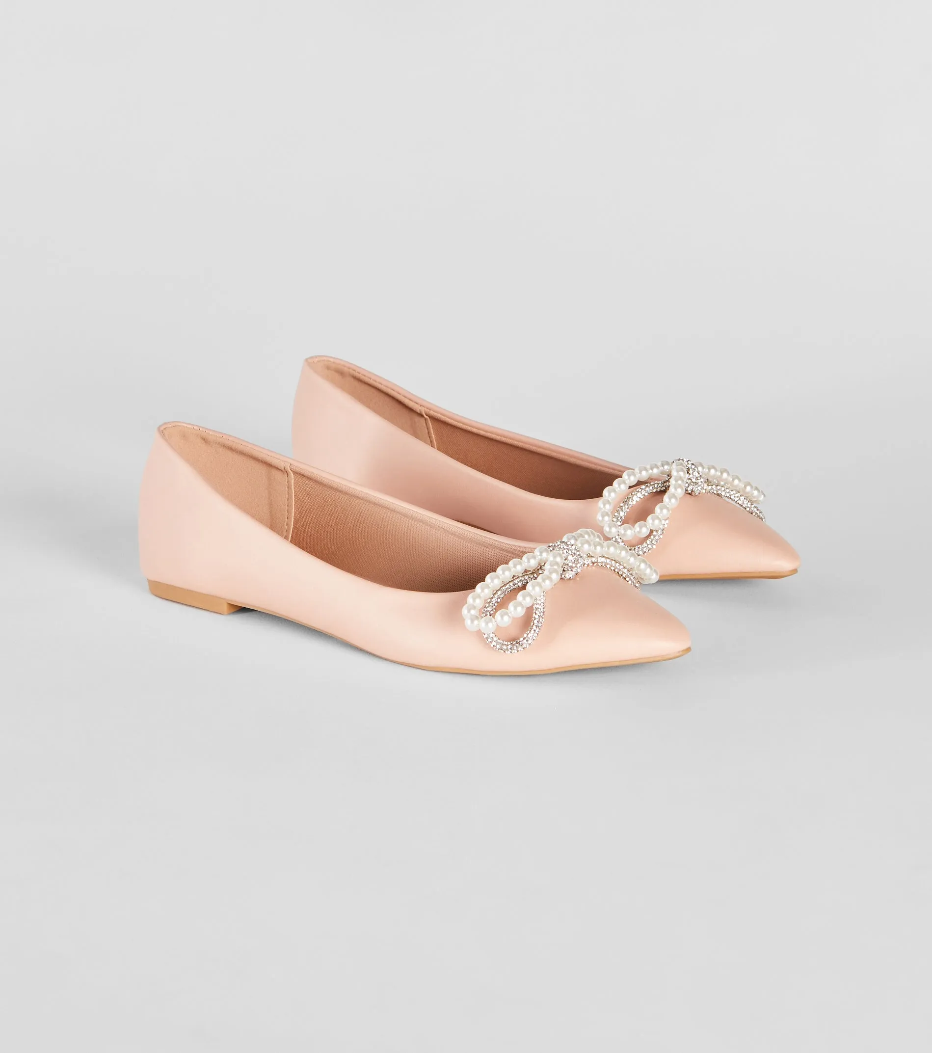 Looking Glam Rhinestone And Pearl Crop Top sold by Windsor product image thumbnail 2