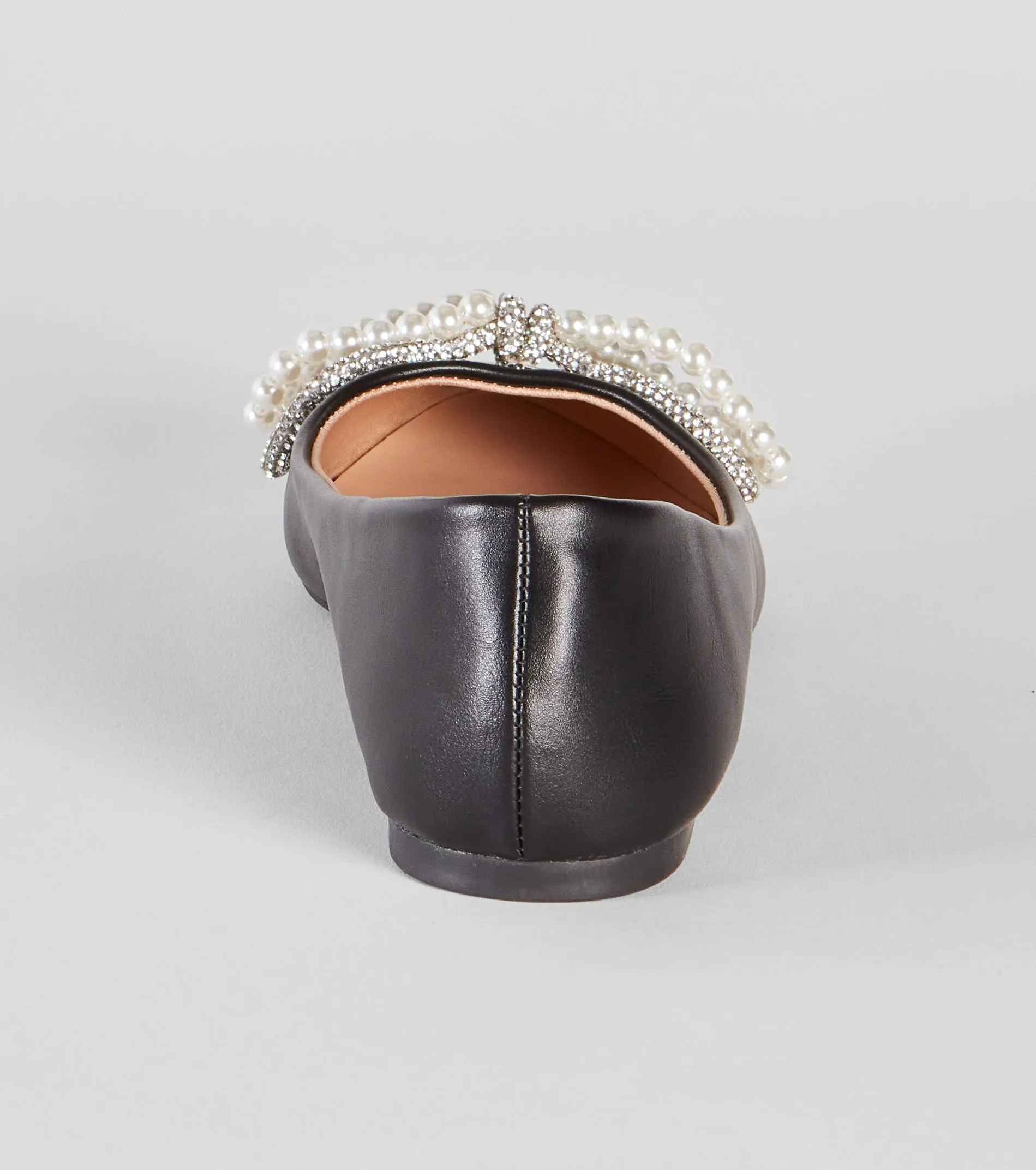 Looking Glam Rhinestone And Pearl Crop Top sold by Windsor