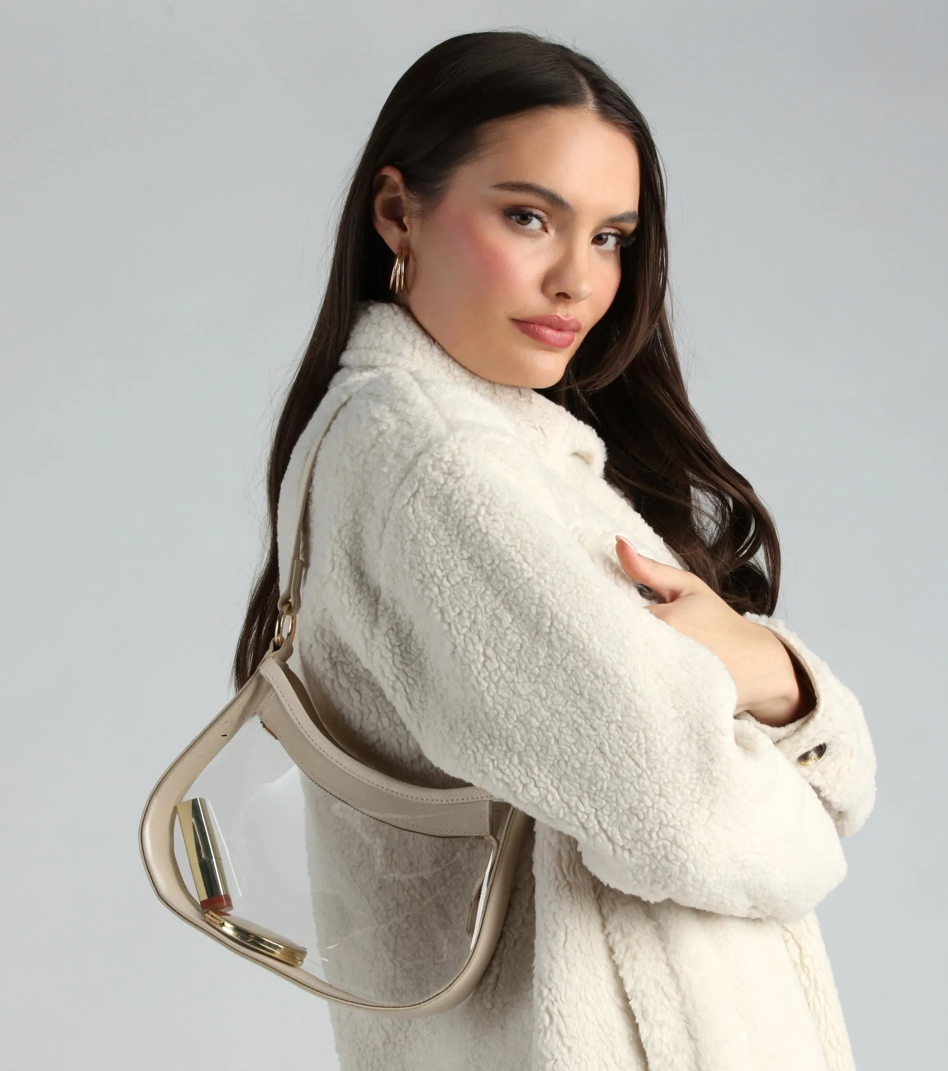 Loud And Clear PVC Shoulder Bag sold by Windsor