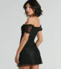 Lovely In Lace Ruffled Puff Sleeve Mini Dress sold by Windsor