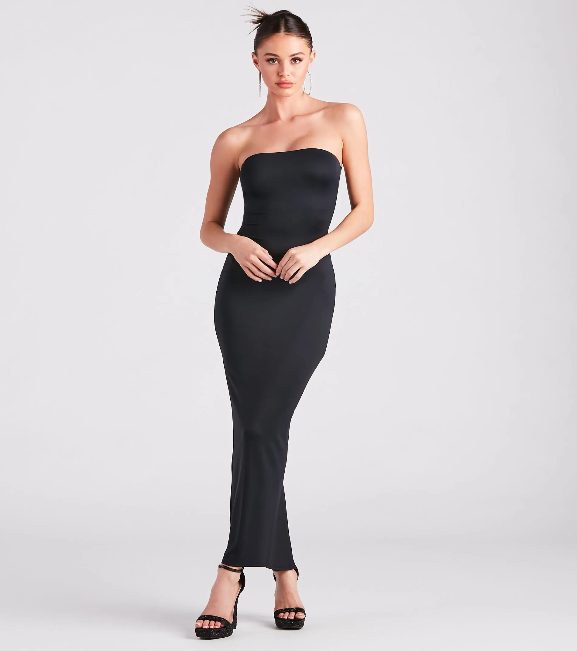 Casually Chic Smooth Knit Fitted Maxi Dress sold by Windsor