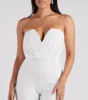 Such A Chic Vibe Strapless Jumpsuit sold by Windsor