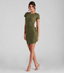 Trendy Deets Knit Mini Dress sold by Windsor