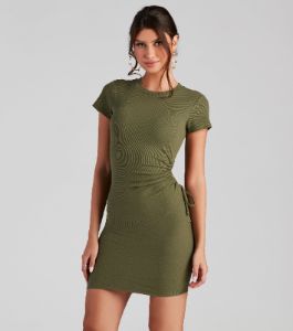 Trendy Deets Knit Mini Dress sold by Windsor