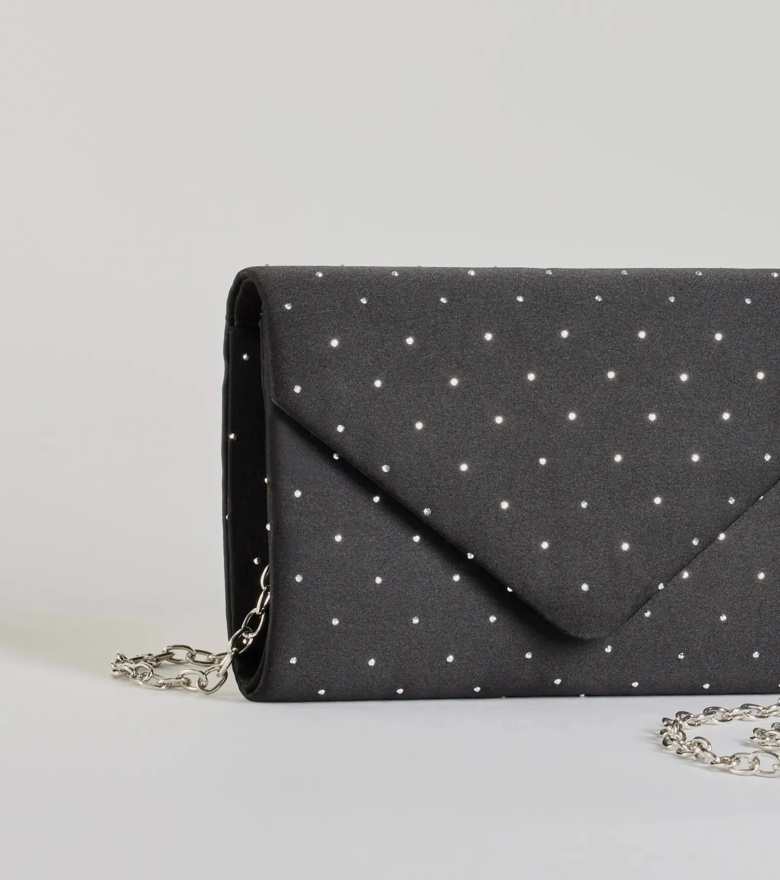 Dazzling Moments Rhinestone Satin Clutch Bag sold by Windsor product image thumbnail 2