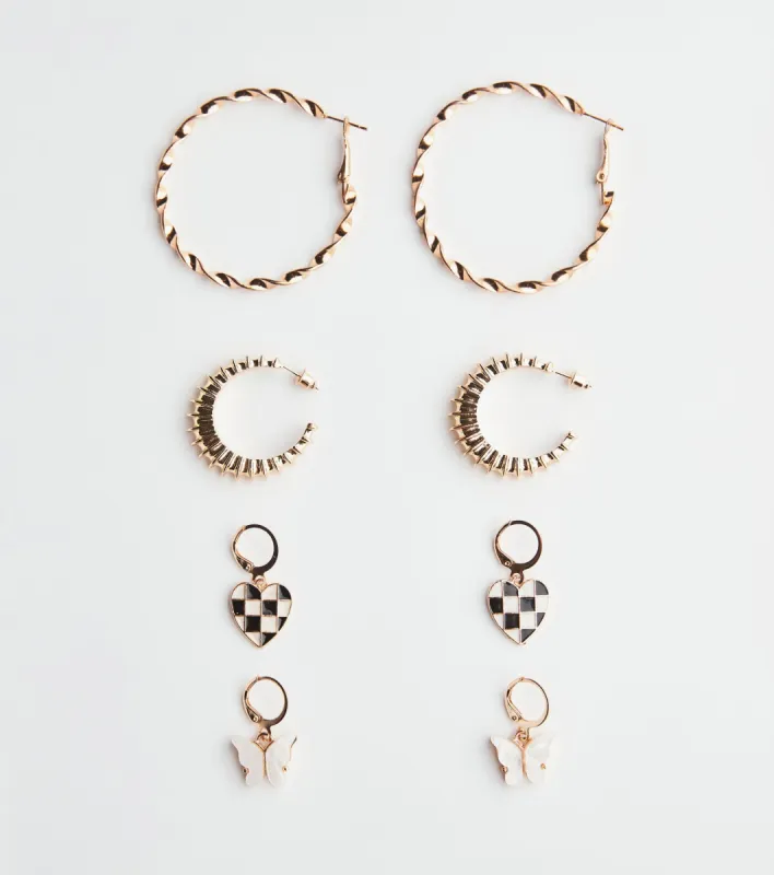 Whimsical Charm Four-Pack Earrings Set sold by Windsor