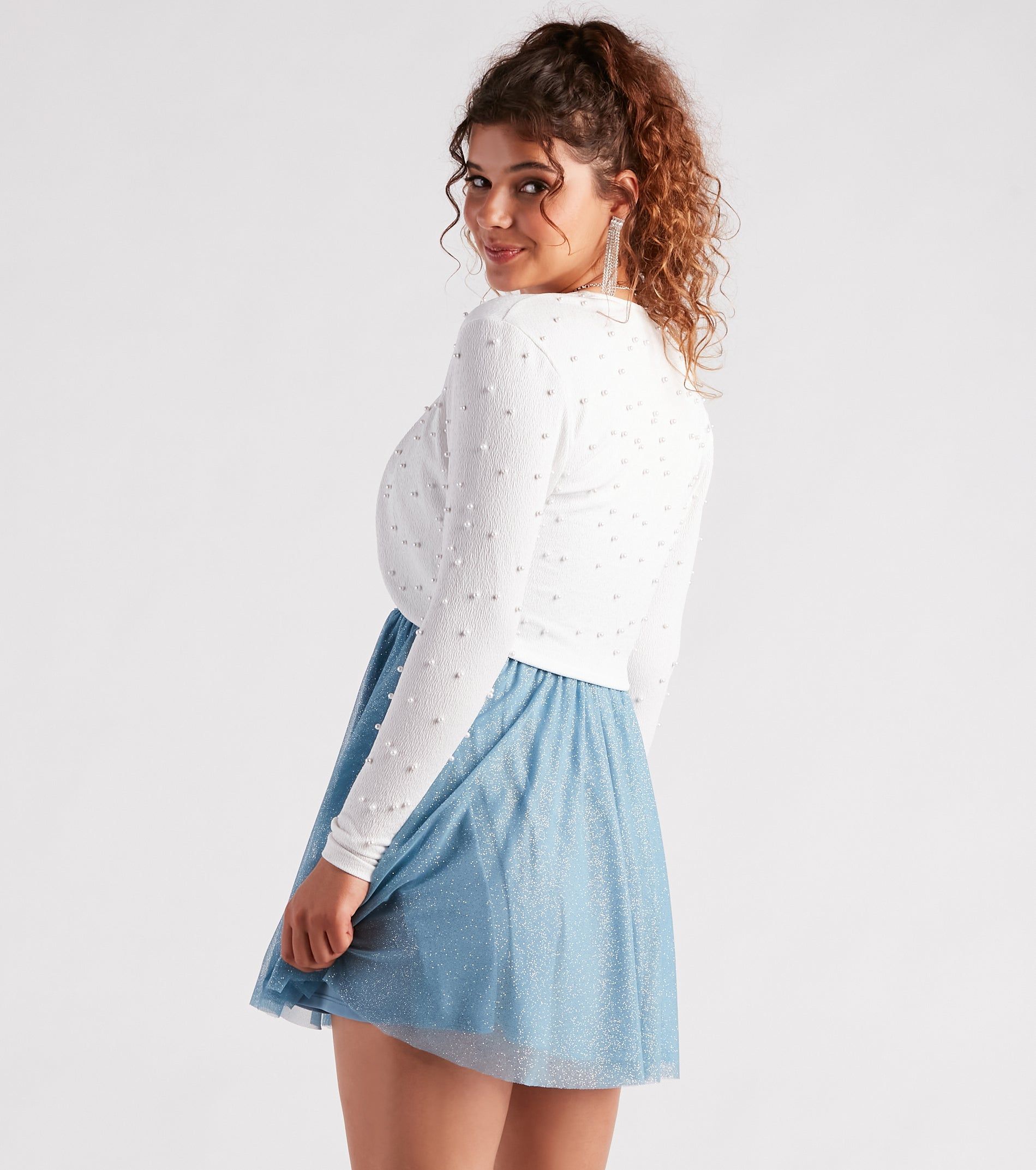 Elegant Touch Pearl Embellished Bolero sold by Windsor product image thumbnail 2