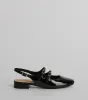 The Everyday Sling Back Patent Leather Flats sold by Windsor