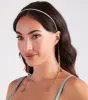 Ethereal Glamour Butterfly Fringe Rhinestone Headband sold by Windsor