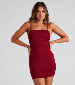 CLEARANCE - Short And Sweet Mini Ponte Dress sold by Windsor