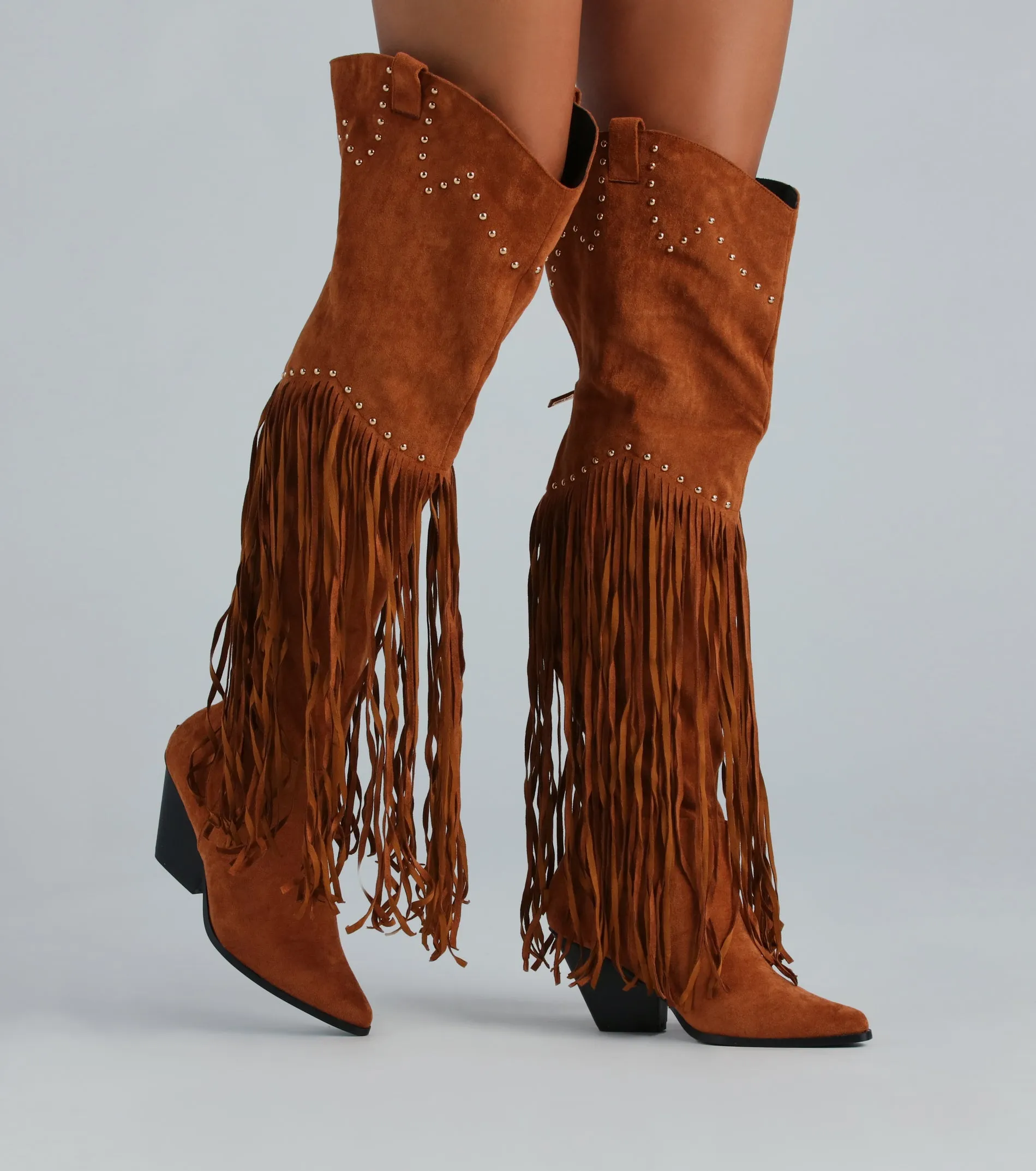 Trendy Country Babe Fringe Western Boots sold by Windsor