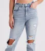 High-Rise Straight Cropped Jeans by Windsor Denim sold by Windsor