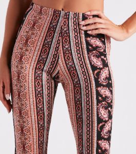 Desert Haze Paisley Flare Pants sold by Windsor