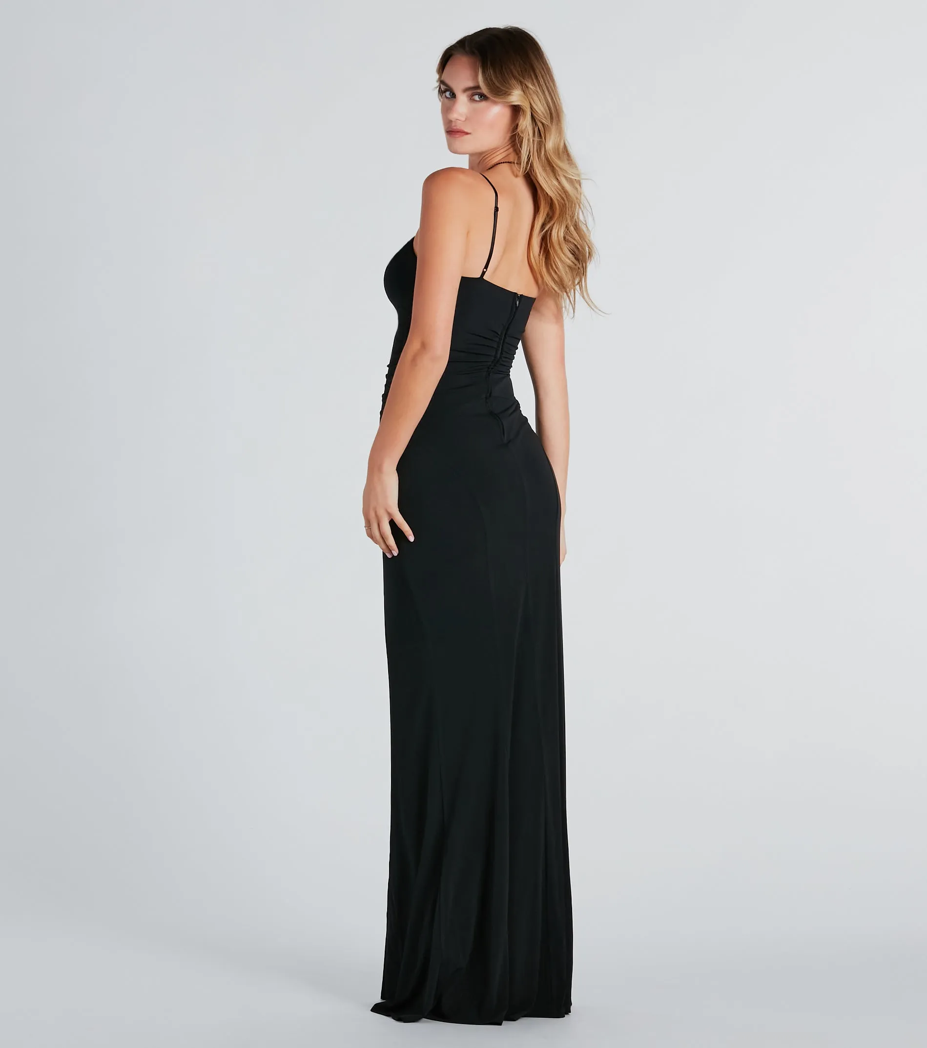 Mara Formal High Slit Mermaid Dress sold by Windsor product image thumbnail 2