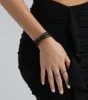 Glamorous Edge Rhinestone Cuff Bracelet sold by Windsor