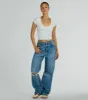 So Good Basic Scoop Neck Crop Tee sold by Windsor