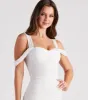 Winning Style Mesh Ruched Mini Dress sold by Windsor