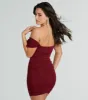 One More Time Mesh Off-The-Shoulder Mini Dress sold by Windsor