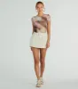 Stand And Deliver High-Rise Pocket Denim Skort sold by Windsor