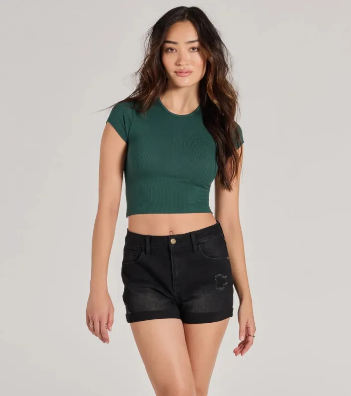 Cute Twist Strappy Back Crop Top sold by Windsor