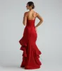 Darcy Formal Ruffled High-Low Mermaid Dress sold by Windsor