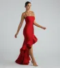 Darcy Formal Ruffled High-Low Mermaid Dress sold by Windsor
