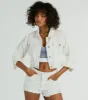 On My Way Trucker Crop Denim Jacket sold by Windsor