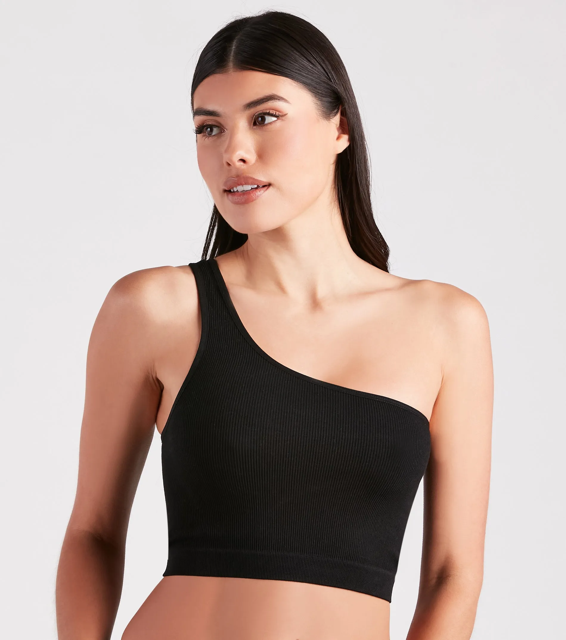 Relax A Little Seamless One-Shoulder Tank Bra sold by Windsor