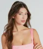 Sparkle Rhinestone Gem Double Headband sold by Windsor